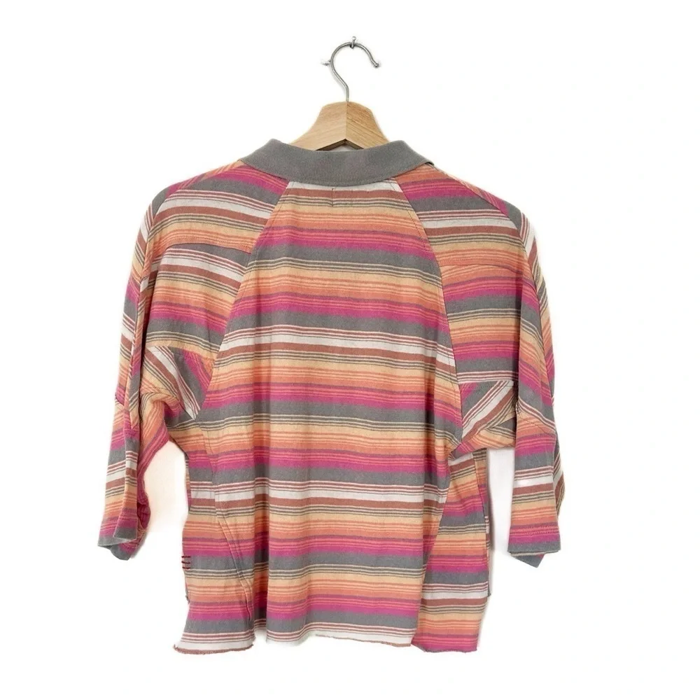 BDG Urban Outfitters Women’s XS Pink Cropped Henley Shirt New